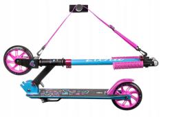 Raven Elena black 145mm skládací koloběžka + led kolečka