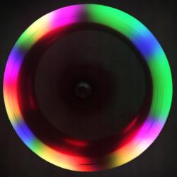 Raven Elena white 145mm dětská koloběžka - LED kolečka