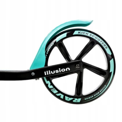 Raven Illusion mint 200mm skládací koloběžka s ruční brzdou