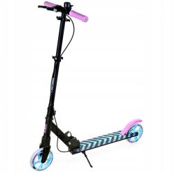 Raven Pastelle BLACK/PINK 145 mm koloběžka s ruční brzdou a odpružením