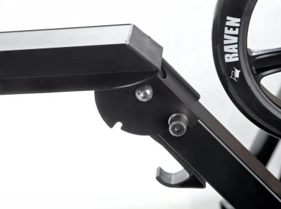 Raven Straight PRO black 200 mm skládací odpružená koloběžka s ruční brzdou