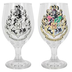 Sklenice kouzelná Harry Potter 420ml měnící se znak Bradavic