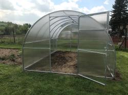 Skleník zahradní GULLIVER 4x3 m oblouk, polykarbonát