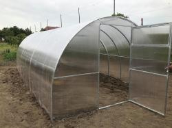 Skleník zahradní GULLIVER 4x3 m oblouk, polykarbonát