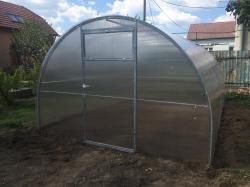 Skleník zahradní GULLIVER 4x3 m oblouk, polykarbonát