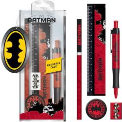 Školní set Batman psací potřeby s doplňky 5ks v plastovém pouzdře Školní set Batman psací potřeby s doplňky 5ks v plastovém pouzdře