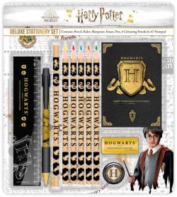 Školní set Deluxe Harry Potter Bradavice psací potřeby s doplňky 11ks Školní set Deluxe Harry Potter Bradavice psací potřeby s doplňky 11ks