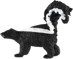Skunk pruhovaný 5cm zvířátko plastová figurka Zooted v sáčku
