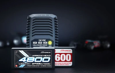 SkyRC e3S 2S/3S černá nabíječka