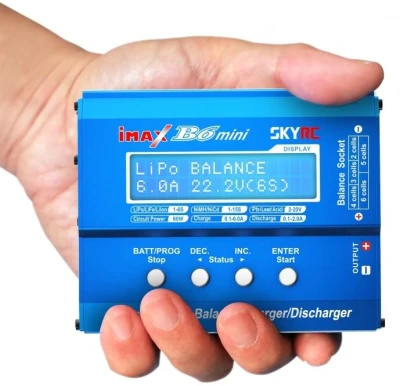 SkyRC iMax B6 Mini modrá nabíječka baterií
