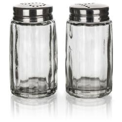 Slánka a pepřenka MONO 40ml sklo/nerez (2ks) Slánka a pepřenka MONO 40ml sklo/nerez (2ks)