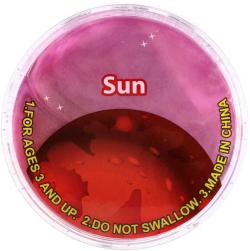 Sliz planety sluneční soustava 7cm zábavná hmota různé druhy