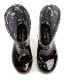 Cortina.be Slobby 166-0031-T1 černé dětské gumáčky