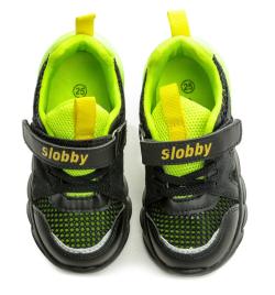 Cortina.be Slobby 171-0041-T1 čierno zelené detské tenisky