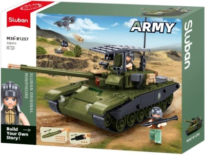 Sluban ARMY Bitevní tank IFR T90AS 326 dílků + 3 figurky (stavebnice) Sluban ARMY Bitevní tank IFR T90AS 326 dílků + 3 figurky (stavebnice)