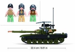 Sluban ARMY Bitevní tank IFR T90AS 326 dílků + 3 figurky (stavebnice)
