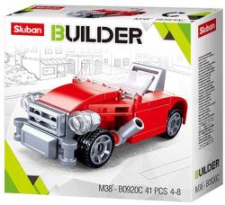 Sluban Builder Červený kabriolet auto 41 dílků (stavebnice)