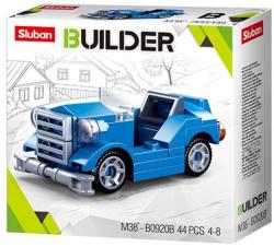 Sluban Builder Modrý kabriolet auto veterán 44 dílků (stavebnice)
