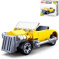 Sluban Builder Žlutý kabriolet auto veterán 48 dílků (stavebnice)