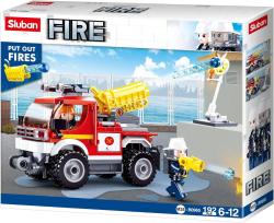 Sluban Fire Auto off-road s vodním dělem 192 dílků + 2 figurky (stavebnice)