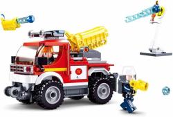 Sluban Fire Auto off-road s vodním dělem 192 dílků + 2 figurky (stavebnice)