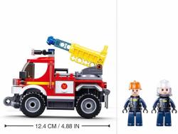 Sluban Fire Auto off-road s vodním dělem 192 dílků + 2 figurky (stavebnice)