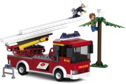 Sluban Fire Auto požární s žebříkem 265 dílků + 2 figurky (stavebnice)