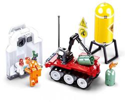 Sluban Fire Dálkově ovládaný robot 130 dílků + 1 figurka (stavebnice)