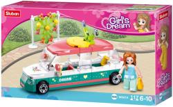 Sluban Girls Dream Auto limuzína 117 dílků + 1 figurka (stavebnice)