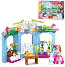 Sluban Girls Dream Dobové květinářství 154 dílků + 1 figurka (stavebnice)