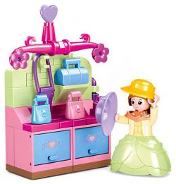 Sluban Girls Dream Dobový obchod s oblečením 154 dílků + 1 figurka (stavebnice)