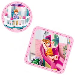 Sluban Girls Dream Domek se skluzavkou 230 dílků + 2 figurky (stavebnice)