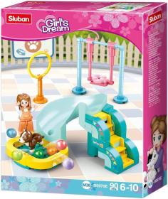 Sluban Girls Dream Hřiště pro pejsky 90 dílků + 1 figurka (stavebnice)