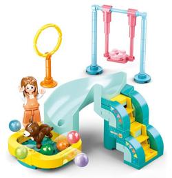 Sluban Girls Dream Hřiště pro pejsky 90 dílků + 1 figurka (stavebnice)