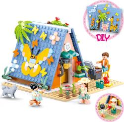 SLUBAN Girls Dream Kempování 341 dílků + 3 figurky (stavebnice)