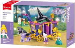 Sluban Girls Dream Kočár s jednorožcem 287 dílků + 4 figurky (stavebnice)