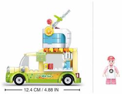 Sluban Girls Dream Mobilní smoothie stánek 174 dílků + 1 figurka (stavebnice)