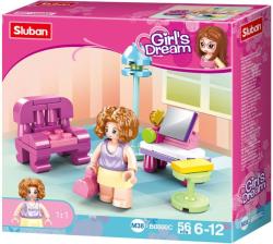 Sluban Girls Dream Obývák 56 dílků + 1 figurka (stavebnice)