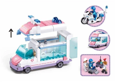 Sluban Metropolis Auto záchranná služba 251dielikov + 3 figúrky (stavebnica)