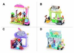 Sluban Metropolis Kadeřnictví 105 dílků + figurka (stavebnice)