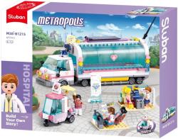 Sluban Metropolis Mobilní ošetřovací vůz 477dílků + 5 figurek (stavebnice)