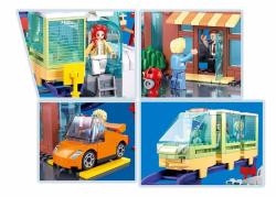 Sluban Metropolis Prodejna elektrovozů 379 dílků + 4 figurky (stavebnice)