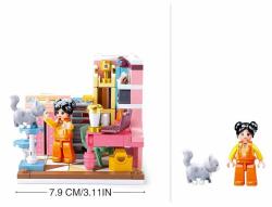 Sluban Mini Handcraft Dětský pokoj 210 dílků + 1 figurka (stavebnice)