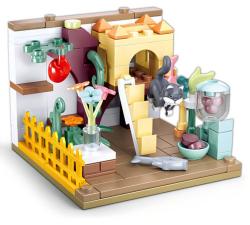 Sluban Mini Handcraft Domeček pro kočičku 115 dílků + 1 figurka (stavebnice)