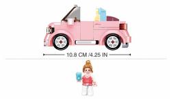 Sluban Mini Handcraft MiniQ Růžový kabriolet 245 dílků + 1 figurka (stavebnice)