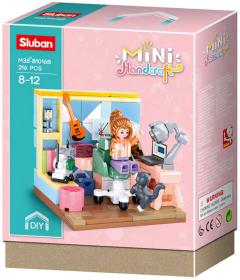 Sluban Mini Handcraft Studentský pokoj 216 dílků + 1 figurka (stavebnice)