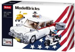 Sluban Model Bricks Auto americký vůz pro lupiče 411 dílků + 3 figurky (stavebnice) Sluban Model Bricks Auto americký vůz pro lupiče 411 dílků + 3 figurky (stavebnice)