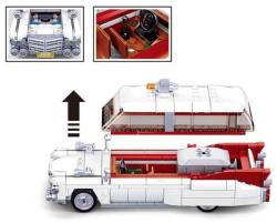Sluban Model Bricks Auto americký vůz pro lupiče 411 dílků + 3 figurky (stavebnice)