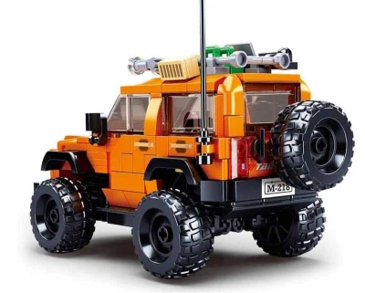 Sluban Model Bricks Auto americký vůz SUV 302 dílků + 1 figurka (stavebnice)
