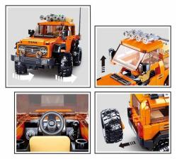 Sluban Model Bricks Auto americký vůz SUV 302 dílků + 1 figurka (stavebnice)